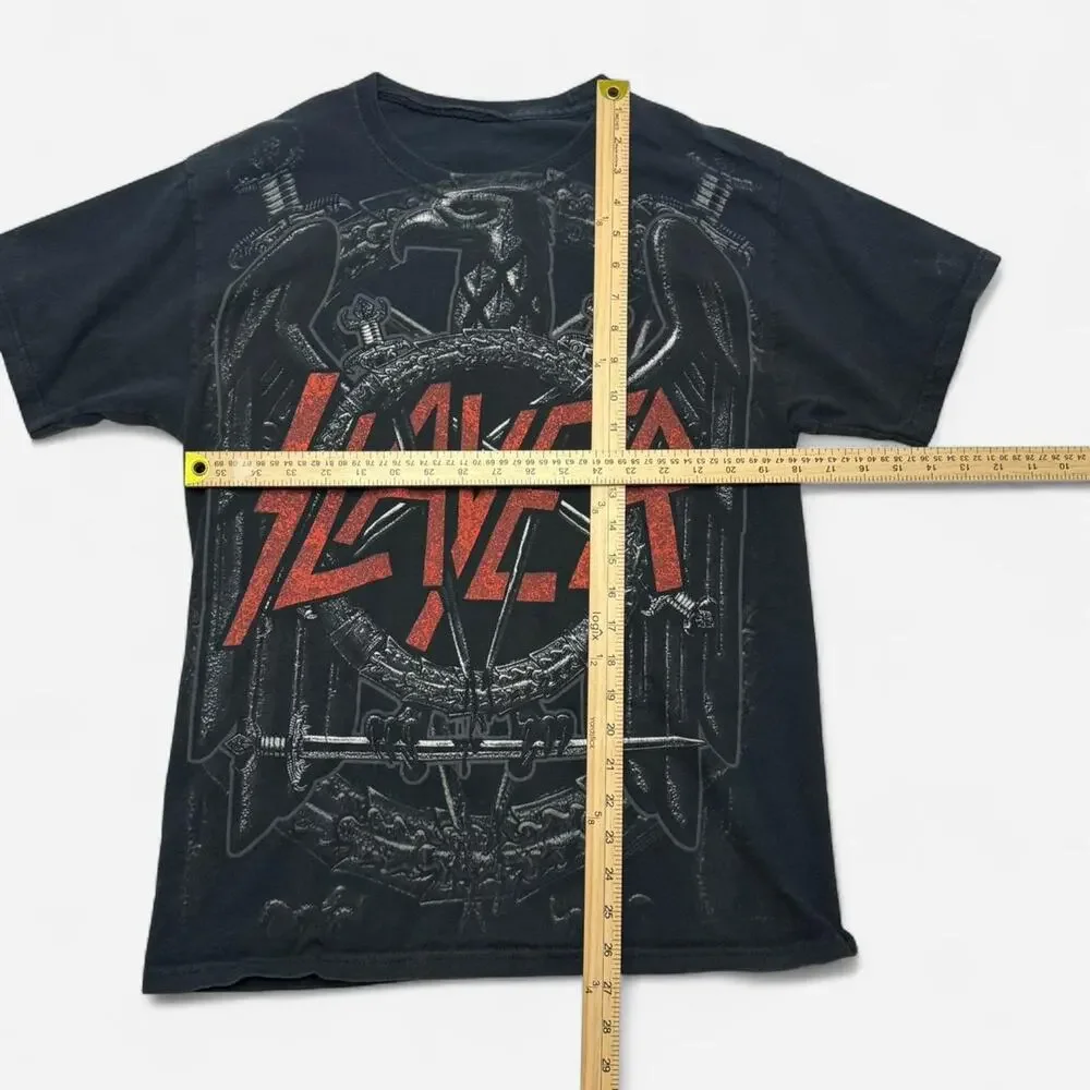 Slayer World Painted Blood Graphic Tee Black Fits L - Picture 4 of 5
